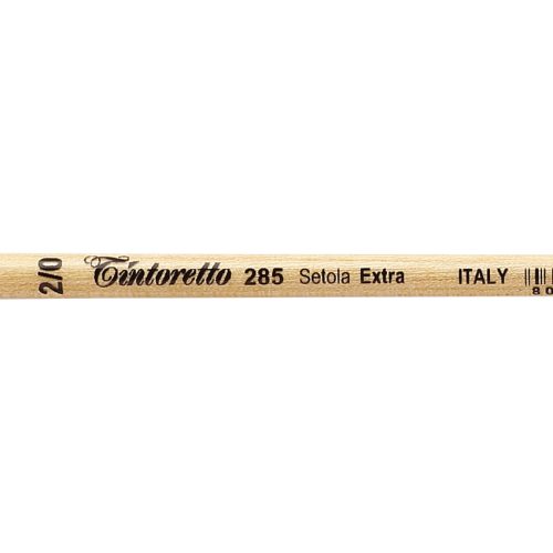Tintoretto Setola Extra Bristle Round Brush Series 285, Size-2/0