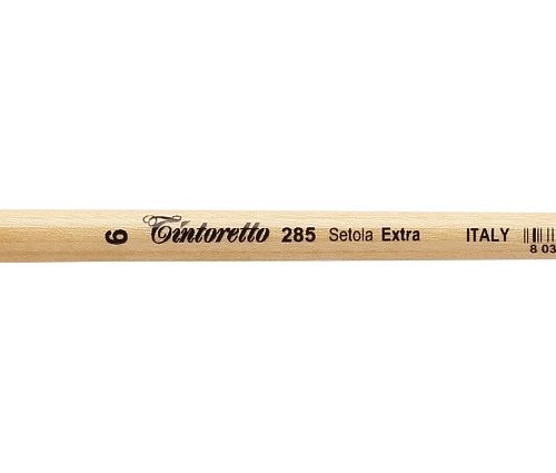 Tintoretto Setola Extra Bristle Round Brush Series 285, Size- 6