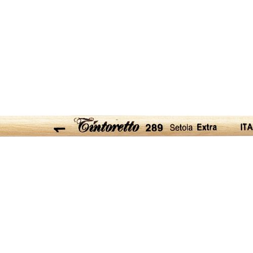 Tintoretto Extra Bristles Short Flat Brush Series 289,Size- 1