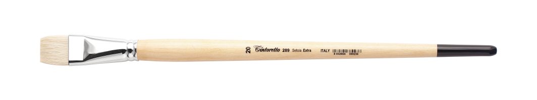 Tintoretto Extra Bristles Short Flat Brush Series 289,Size-20