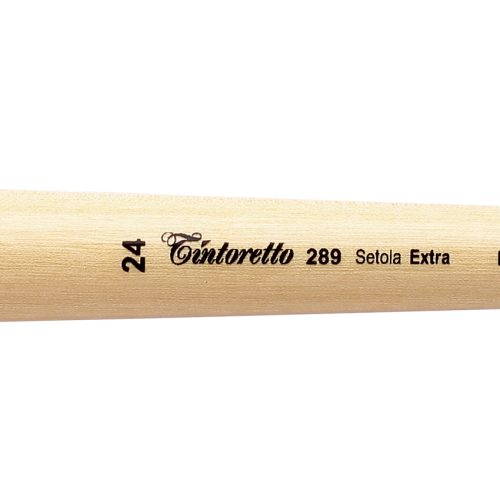 Tintoretto Extra Bristles Short Flat Brush Series 289,Size-24