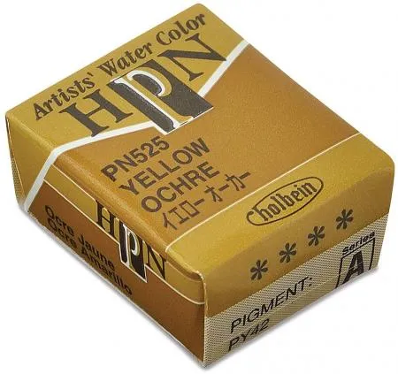                                                                    Holbein Artist Watercolor Half Pan Yellow Ochre A