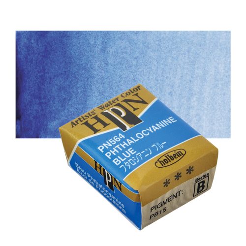                                                                 Holbein Artist Watercolor Half Pan Phthalocyanine Blue B