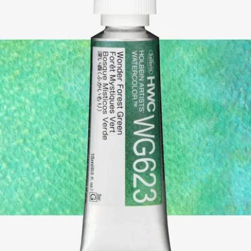 Holbein Granulating Watercolor Wonder Forest Green G,15ml Tube, WG623