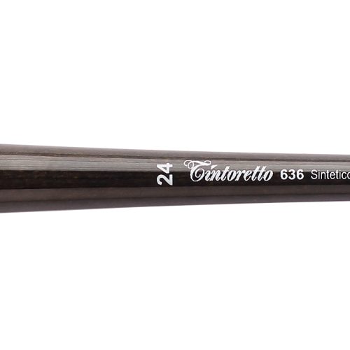 Tintoretto Ivory Synthetic Fiber Flat Brush Series 636, Size- 24