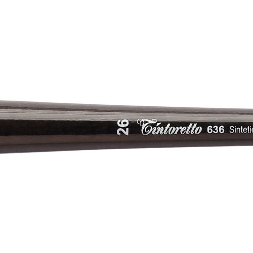 Tintoretto Ivory Synthetic Fiber Flat Brush Series 636, Size- 26
