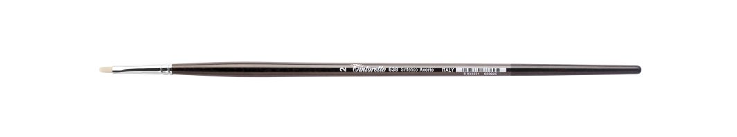 Tintoretto Filbert Brush Avorio Synthetic Fiber Series 638, Size- 2