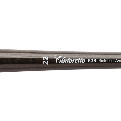 Tintoretto Filbert Brush Avorio Synthetic Fiber Series 638, Size-22