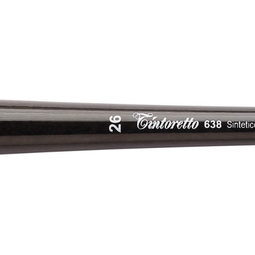 Tintoretto Filbert Brush Avorio Synthetic Fiber Series 638, Size- 26