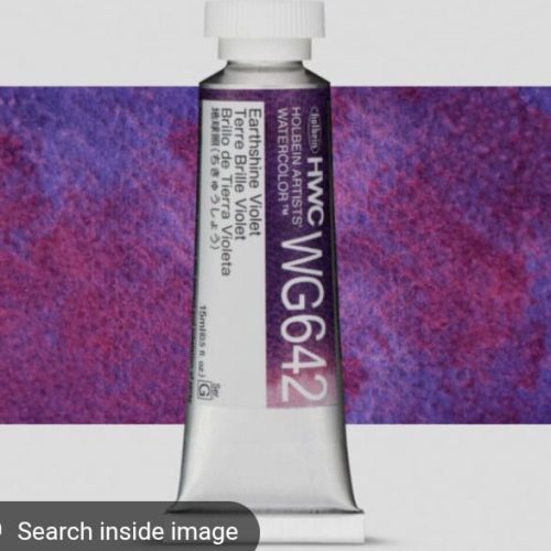 Holbein AWC Granunating Colour Earthshine Violet G 15ml-WG642