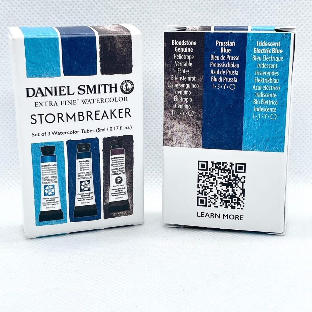 Art Shark Daniel Smith Extra Fine Watercolor Storm Breaker Set of 3 Color Tubes