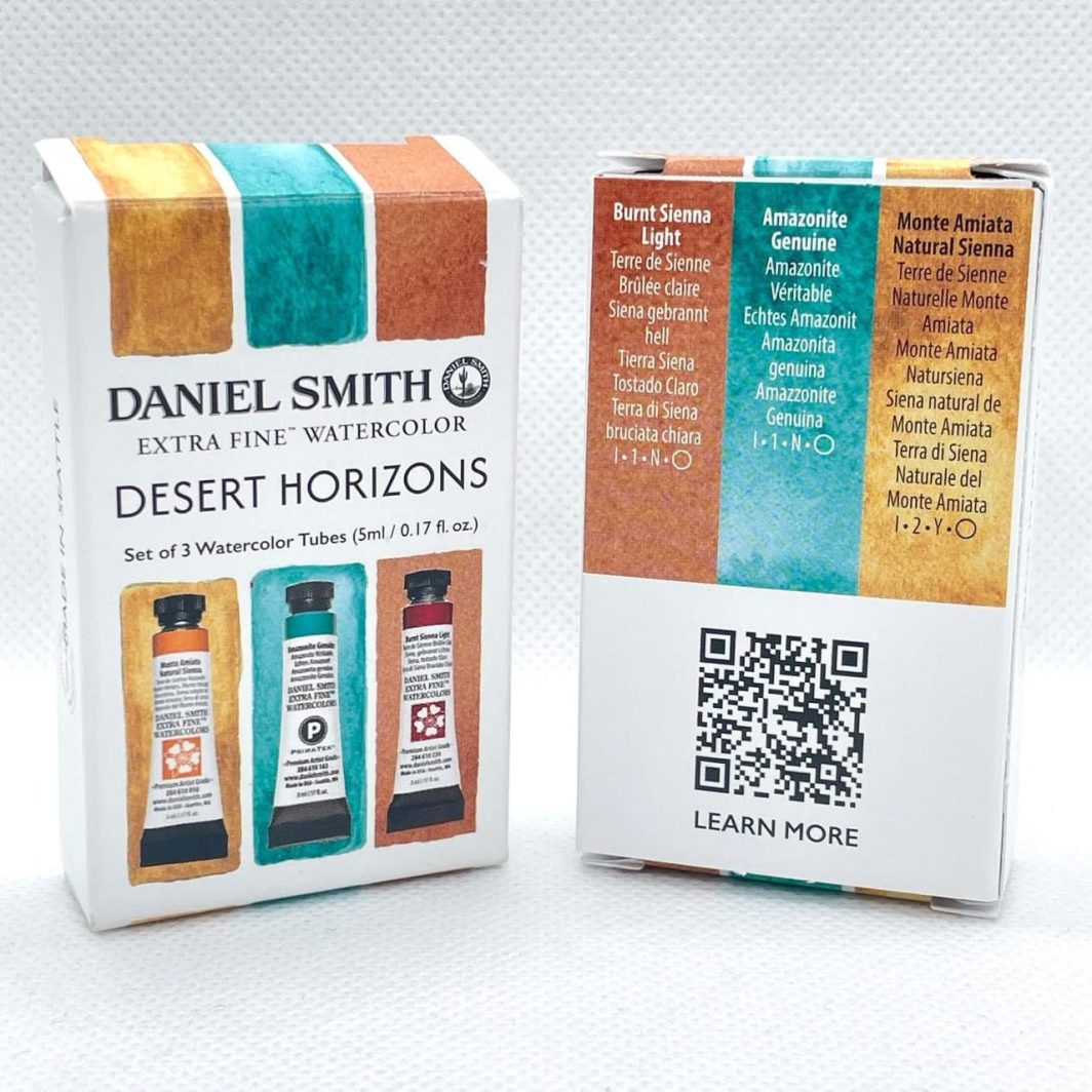 Art Shark Daniel Smith Extra Fine Watercolor (Desert Horizons) Set of 3 Color Tubes