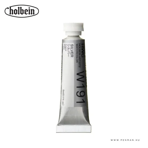                           Holbein Watercolor Silver C, 5ml Tube, W191