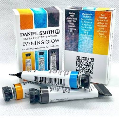                                                               Daniel Smith Watercolor Set of 3 tubes – Evening Glow