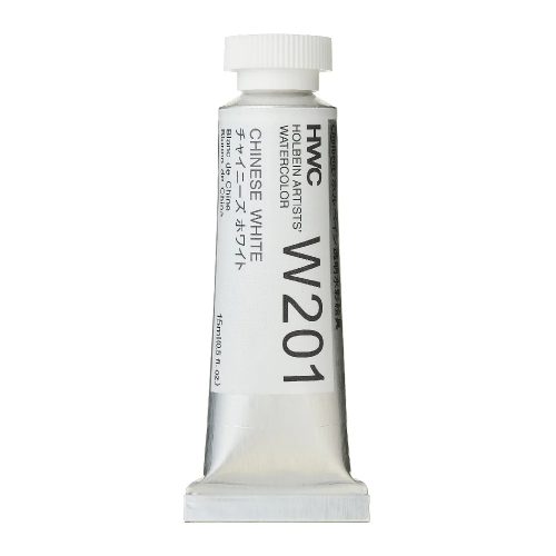                                                                       Holbein Artist's Watercolor Chinese White A, 15ml Tube, W201