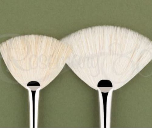 Rosemary Ivory Fan brush Size 4 Long Handle