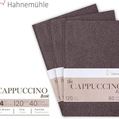                                                 Hahnemuhle The Cappuccino Book 120gsm, A4 Portrait, 40 sheets/80 Pages