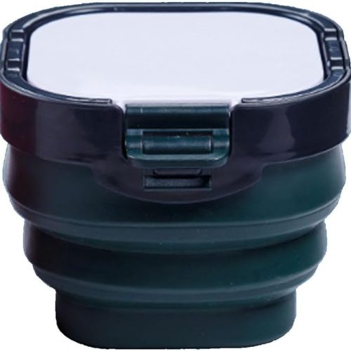 Foldable Watercolor Pot with Palette Green