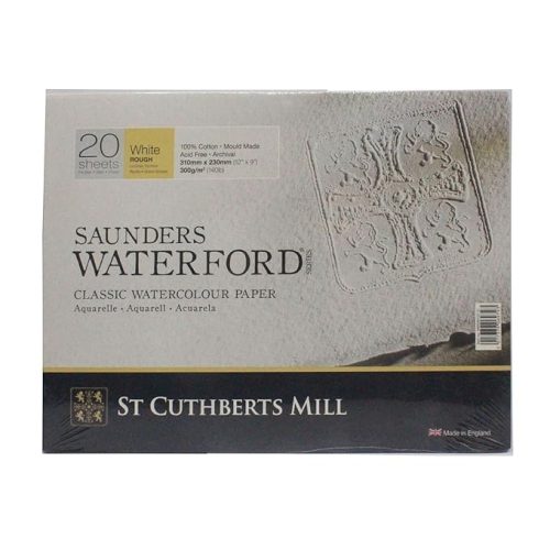 Saunders Waterford Classic Watercolour Paper Rough 12" X 9" 20 Sheets