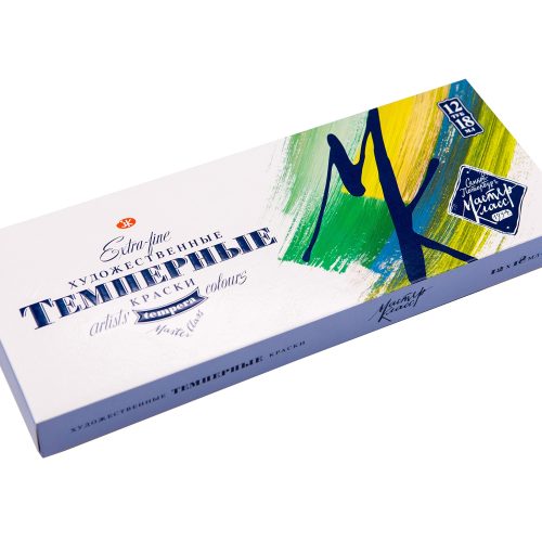 White Nights Extra Fine Artist Tempera Colours - 12 x 18 ml Tube Set