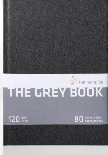                                            Hahnemuhle The Grey Book (A5 Portrait,120gsm, 40 sheets/80 Pages)