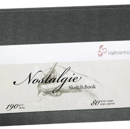 Hahnemuhle Nostalgie Sketch Book 190gsm, A5 Landscape, 40 sheets/80 Pages