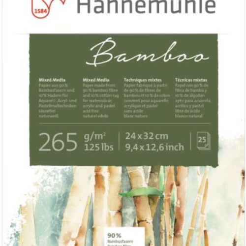                                                Hahnemuhle Mixed Media Block "Bamboo" 265gsm, 24 x 32cm, 25 Sheet