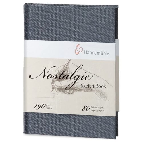 Nostalgie Sketch Book 190gsmA6 Landscape size , 40 sheets/80 Pages