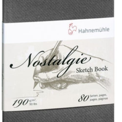                                                      Hahnemuhle Nostalgie Sketch Book 190gsm, A6 Portrait, 40 sheets/80 Pages