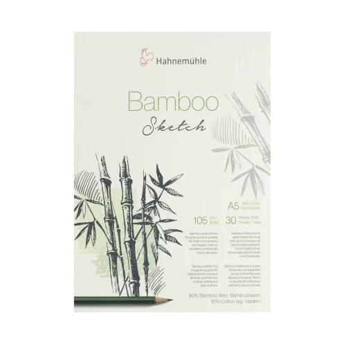                                                           Hahnemuhle Sketch Pad " Bamboo" 105gsm, DIN A5, 30 Sheets