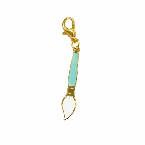 Watercolor Paint Brush Charm
