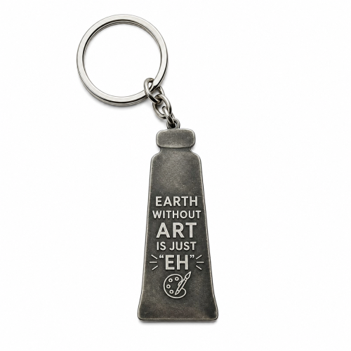 Artist Fuel keyring. Art Merchandise